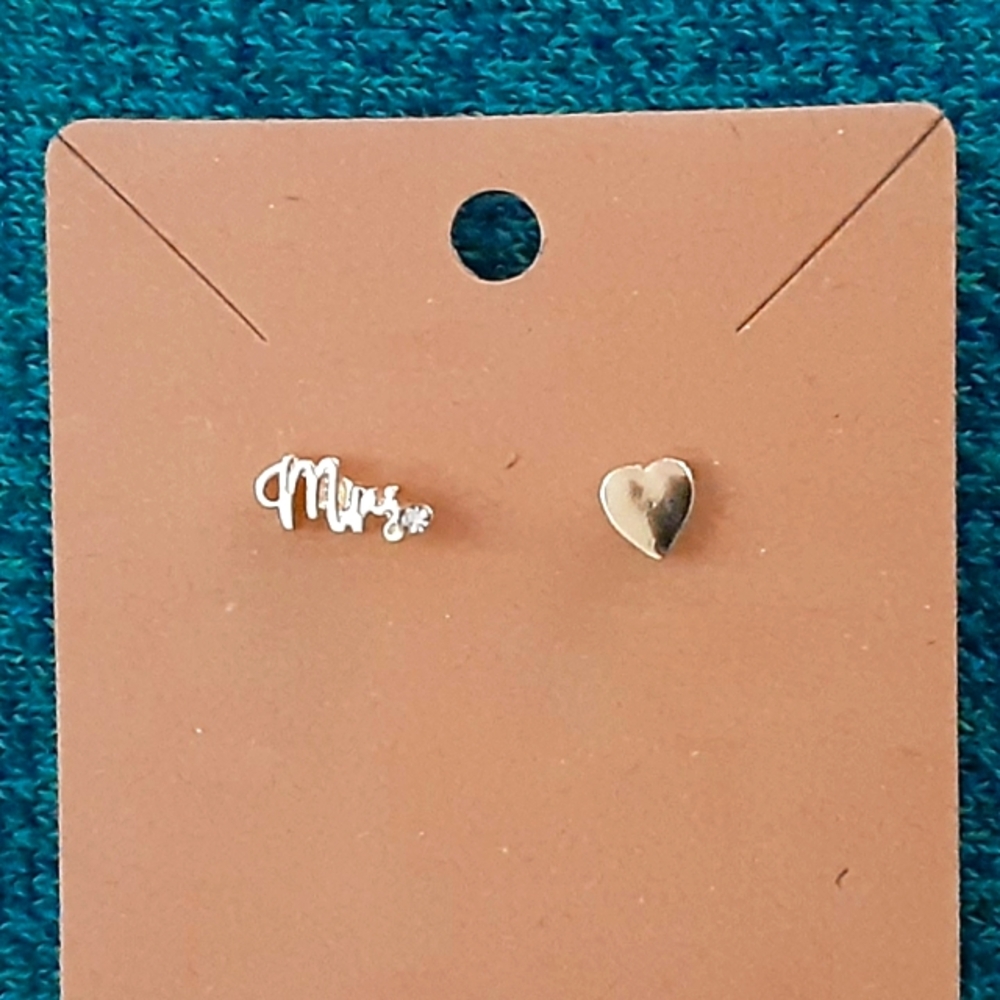 "Mrs." Bride Gift Earrings